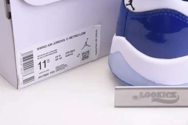 Rep TBkick Concord 11 Retro Air Low White AH7860-100 Jordan 0525